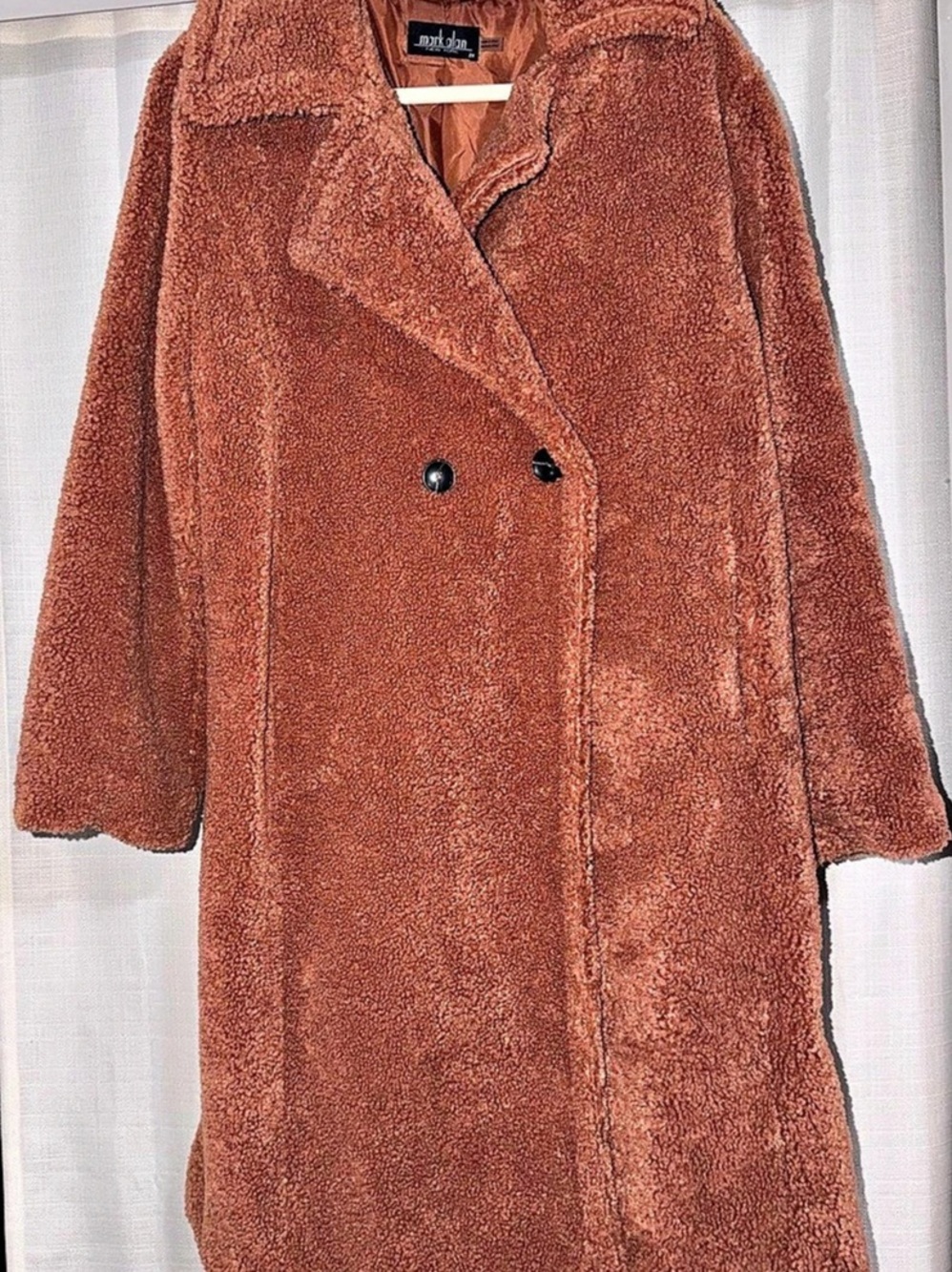Mark Alan Teddy Coat Brown Size 2X